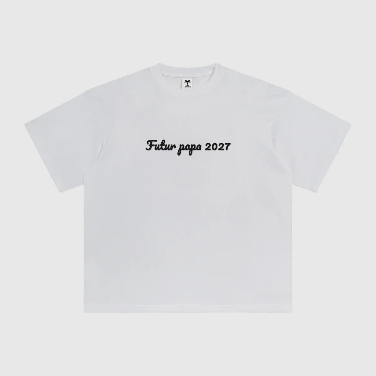T-shirt brodé « Futur papa »