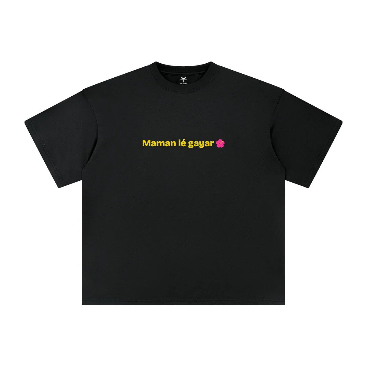 T-shirt brodé « Maman lé gayar »
