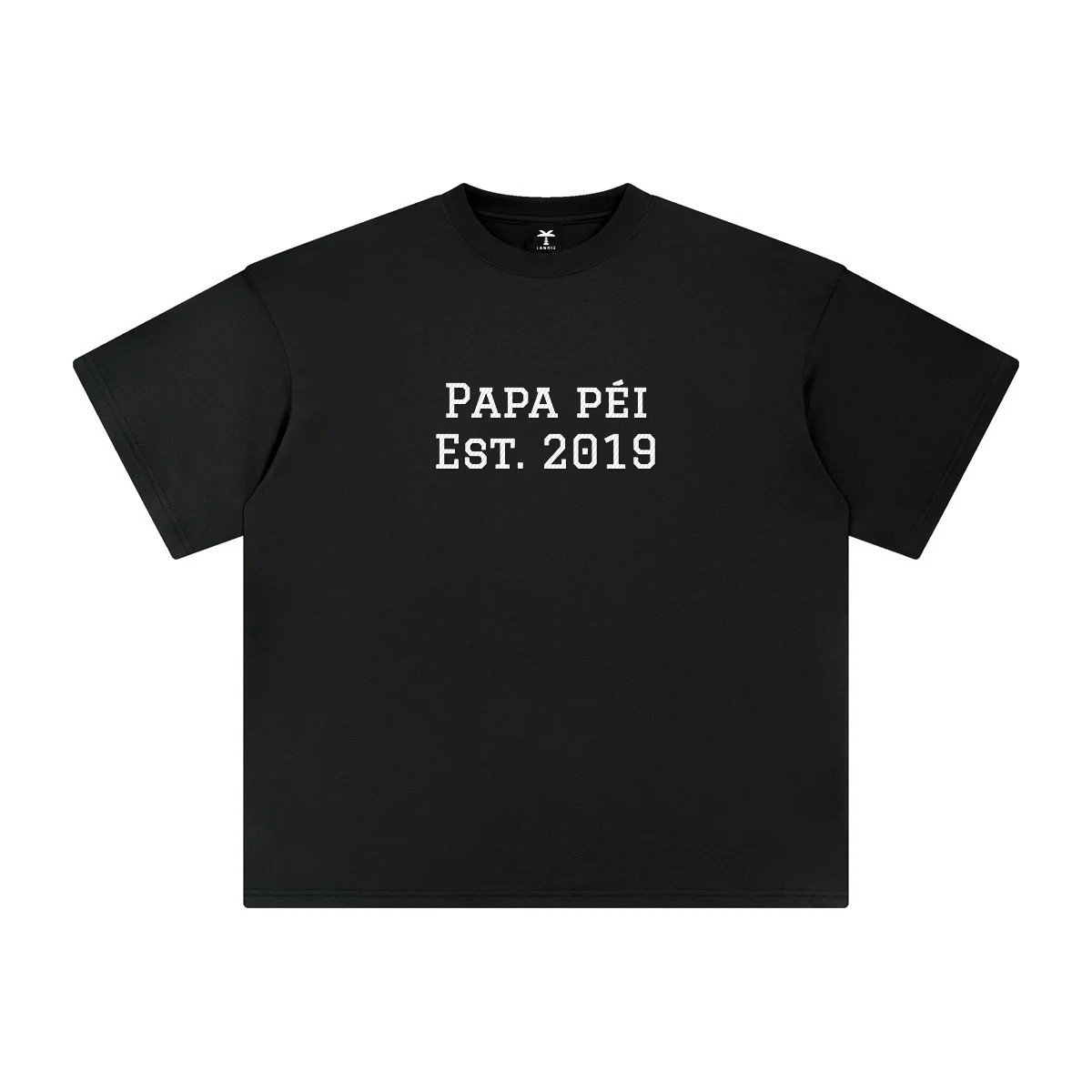 T-shirt brodé « Papa péi Est. »