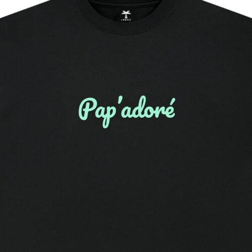 T-shirt brodé « Pap’adoré »
