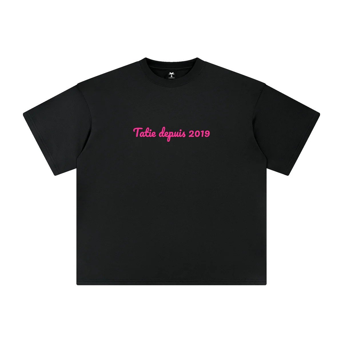 T-shirt brodé « Tatie depuis… »